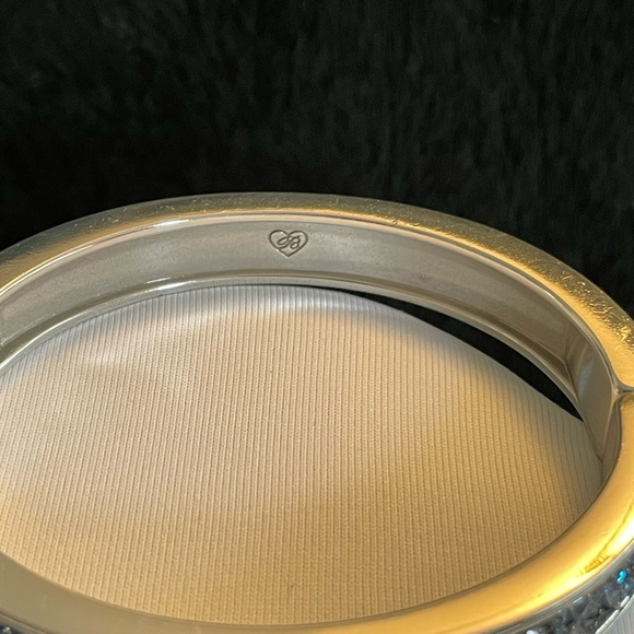 Brighton Blue Crystal Rocks Reversible Pendant Necklace 36” & Matching Bracelet - Picture 6 of 6